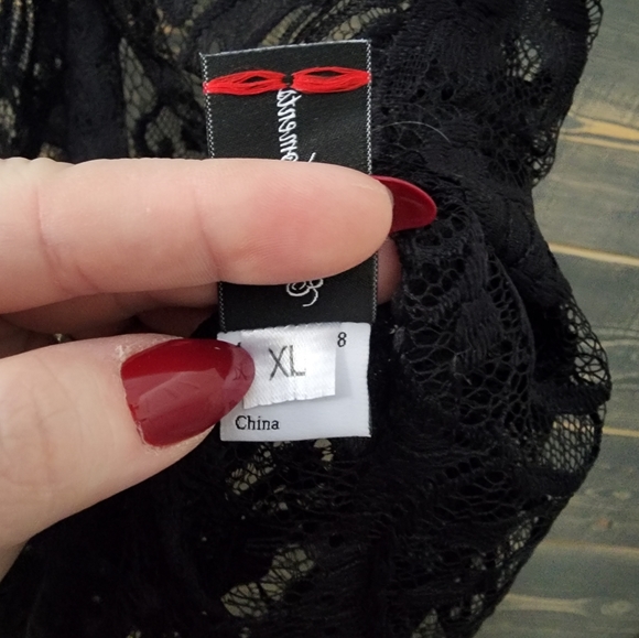 Dolls Kill Black Lace Lingerie Set - Picture 4 of 4